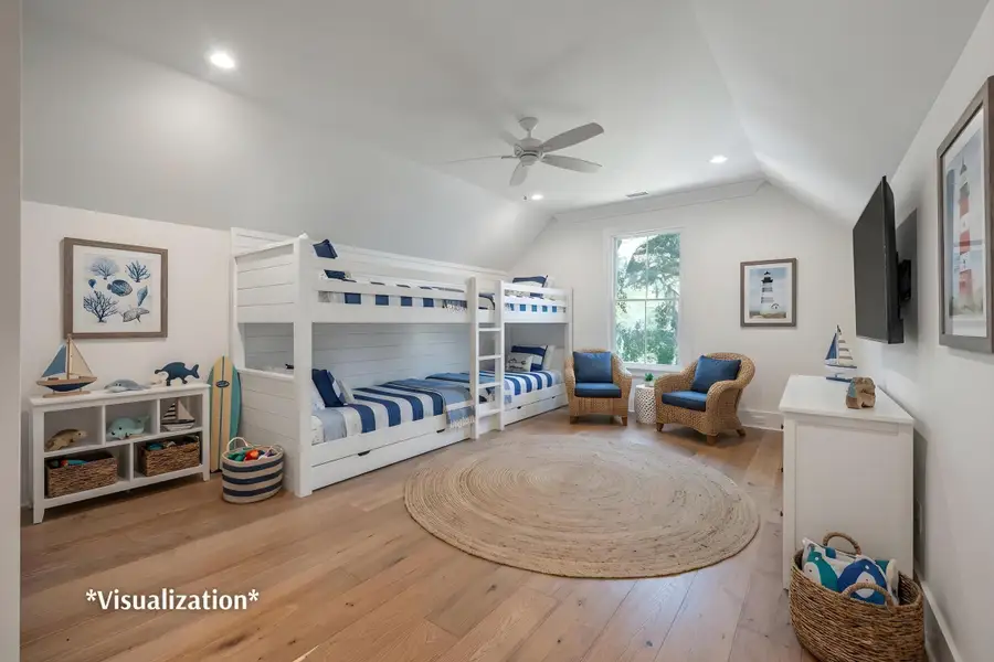 Furnished interior view inside a new home in , Seabrook Island (Image 10).