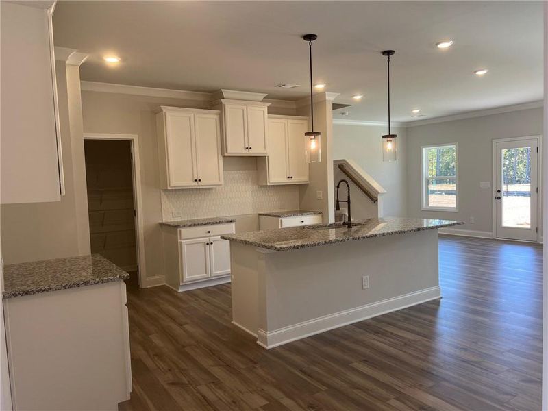 Furnished interior view inside a new home in Crofton Place Enclave, Snellville (Image 2).