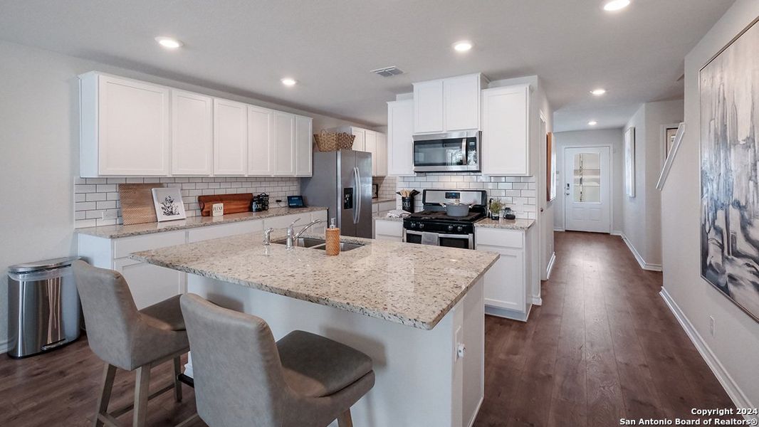 Furnished interior view inside a new home in Redbird Ranch, San Antonio (Image 12). Furnished interior view inside a new home in Redbird Ranch, San Antonio (Image 12).