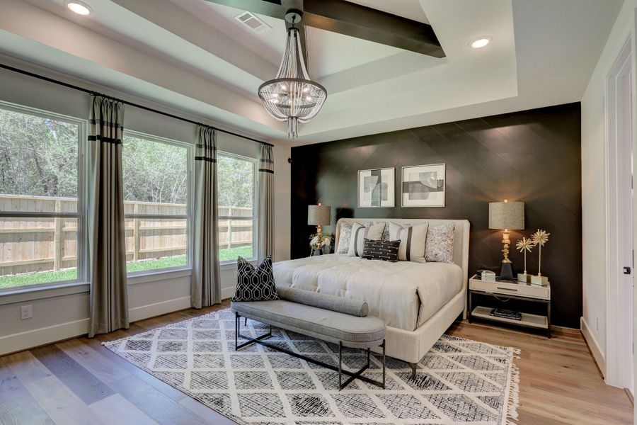 Representative furnished interior of a home built from the The Lindy by Westin Homes in Flora, Hutto (Image 6).