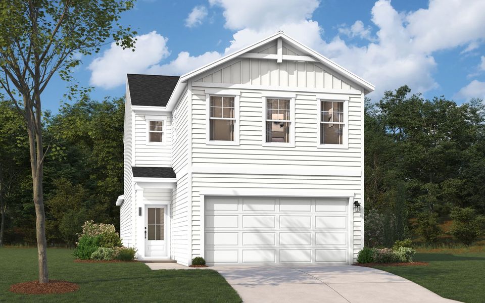Representative exterior photo of a completed home built from the The Avery by Stanley Martin Homes in Myers Farm, Hopkins, SC (Image 17). Representative exterior photo of a completed home built from the The Avery by Stanley Martin Homes in Myers Farm, Hopkins, SC (Image 17).