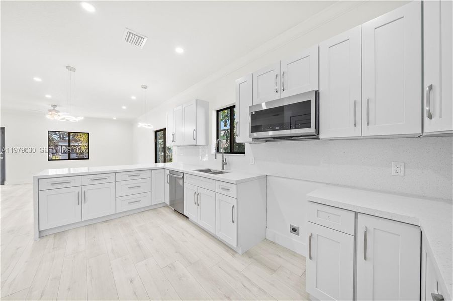 Furnished interior view inside a new home in , Miami (Image 6).