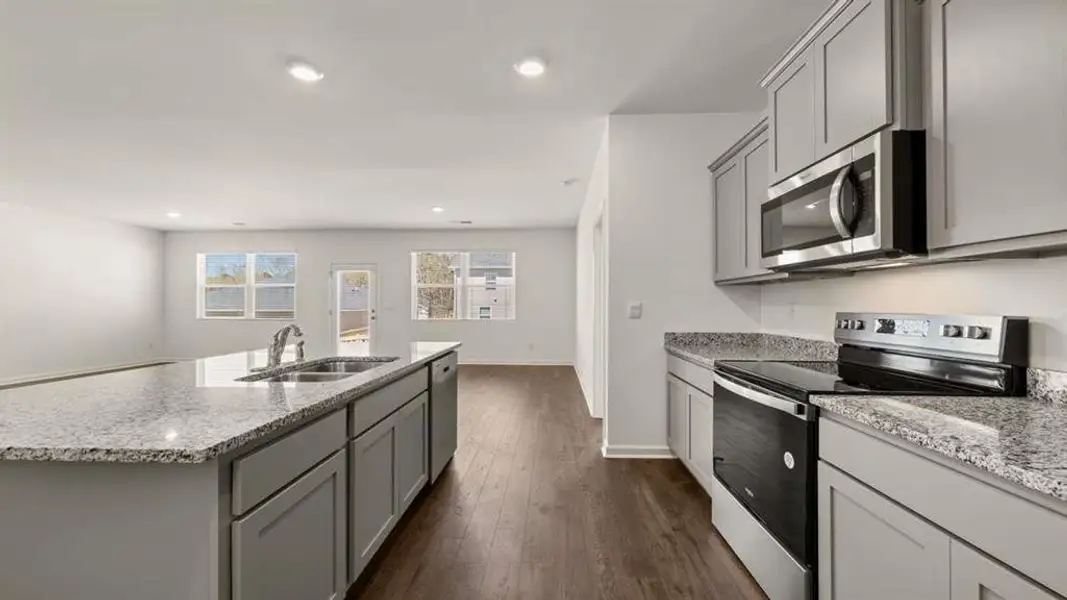 Furnished interior view inside a new home in Champion's Run, Lithonia (Image 11).