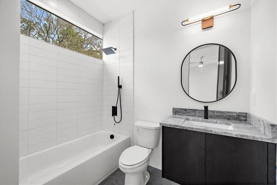 Furnished interior view inside a new home in , Atlanta (Image 61).