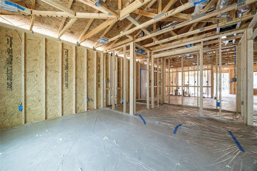 In-progress construction of a new home in , Williston, FL (Image 17).