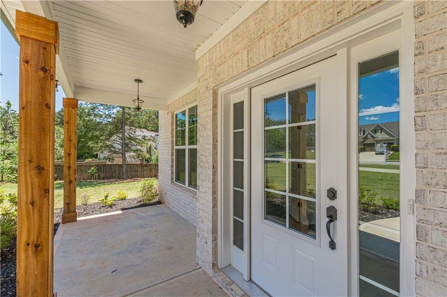 Exterior details and patio area of a home in , McDonough (Image 27).