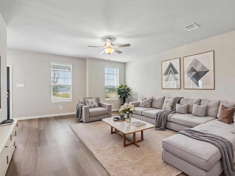 Furnished interior view inside a new home in Oak Ridge Park, Corinth (Image 5).