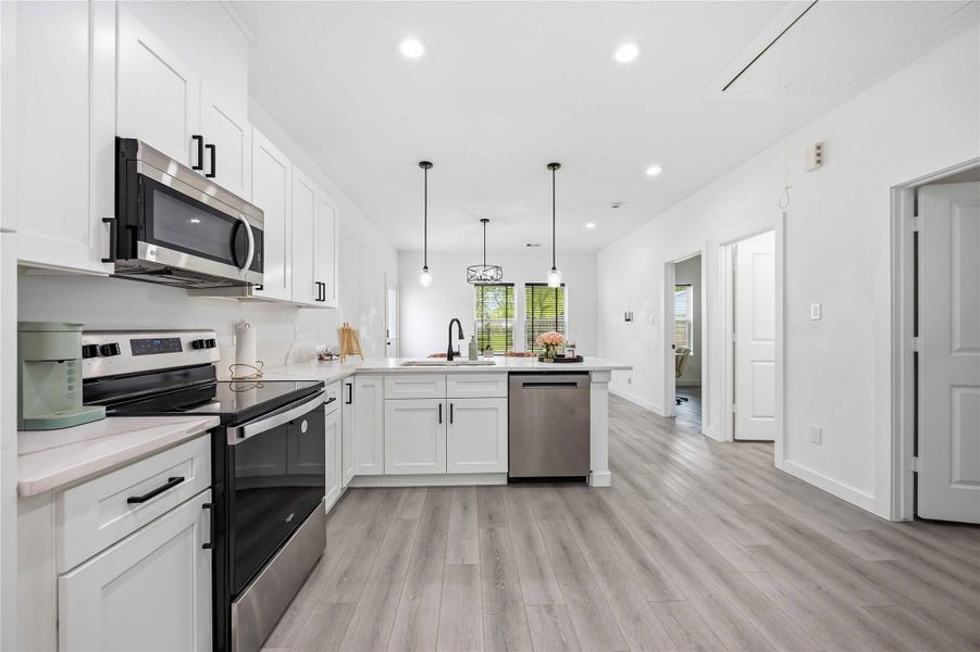 Furnished interior view inside a new home in , Houston (Image 5).