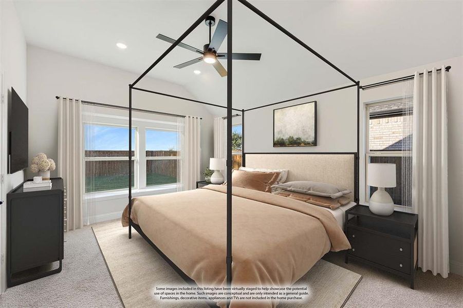 Furnished interior view inside a new home in Woodstone, Providence Village (Image 13). Furnished interior view inside a new home in Woodstone, Providence Village (Image 13).