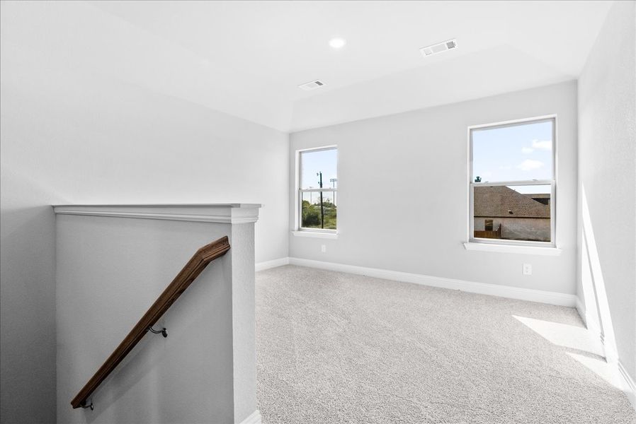 Representative unfurnished interior of a home built from the The Bradford by Doug Parr Custom Homes in Fair Oaks, Runaway Bay (Image 38). Representative unfurnished interior of a home built from the The Bradford by Doug Parr Custom Homes in Fair Oaks, Runaway Bay (Image 38).