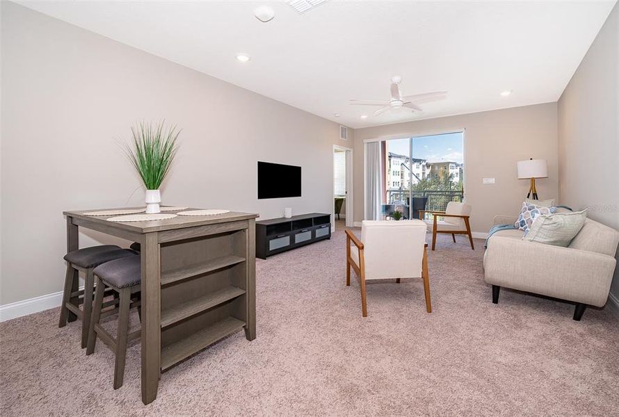 Furnished interior view inside a new home in Gatherings® of Lake Nona, Orlando (Image 28). Furnished interior view inside a new home in Gatherings® of Lake Nona, Orlando (Image 28).