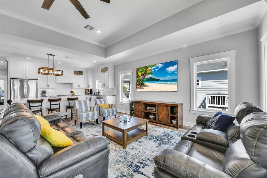 Large open floor plan