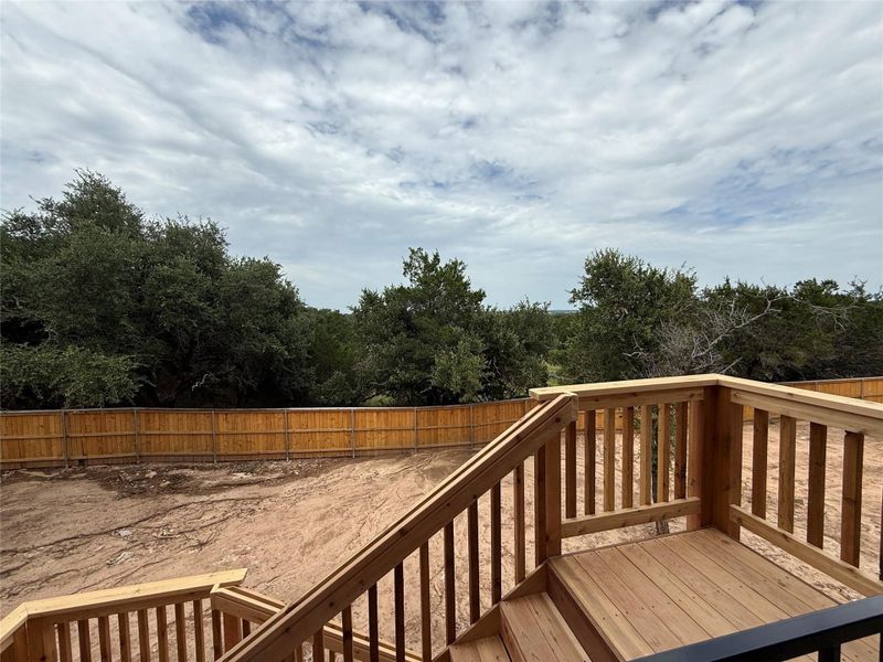 Private Backyard of Home