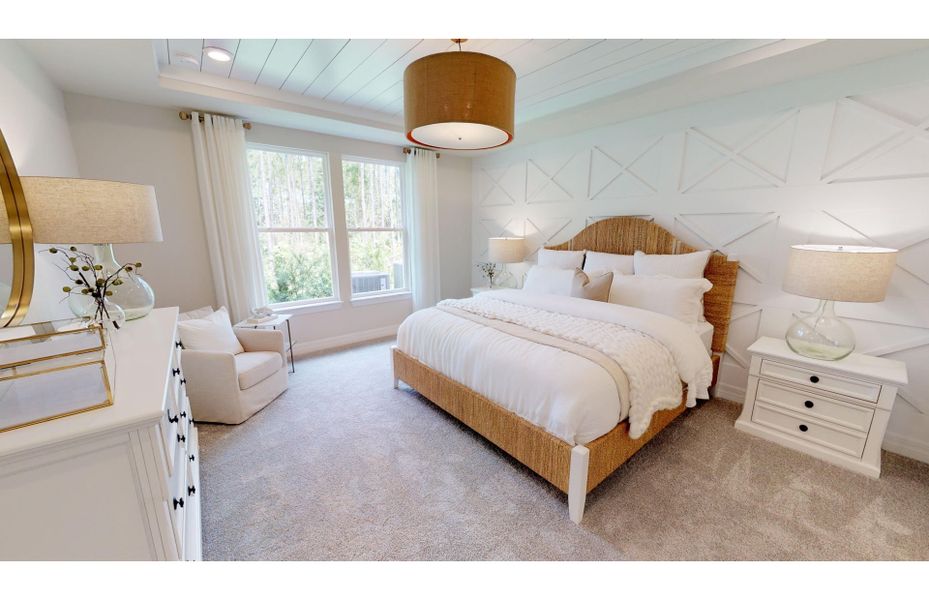 Refresh and relax in the spacious Owner's Suite with accent wall Refresh and relax in the spacious Owner's Suite with accent wall