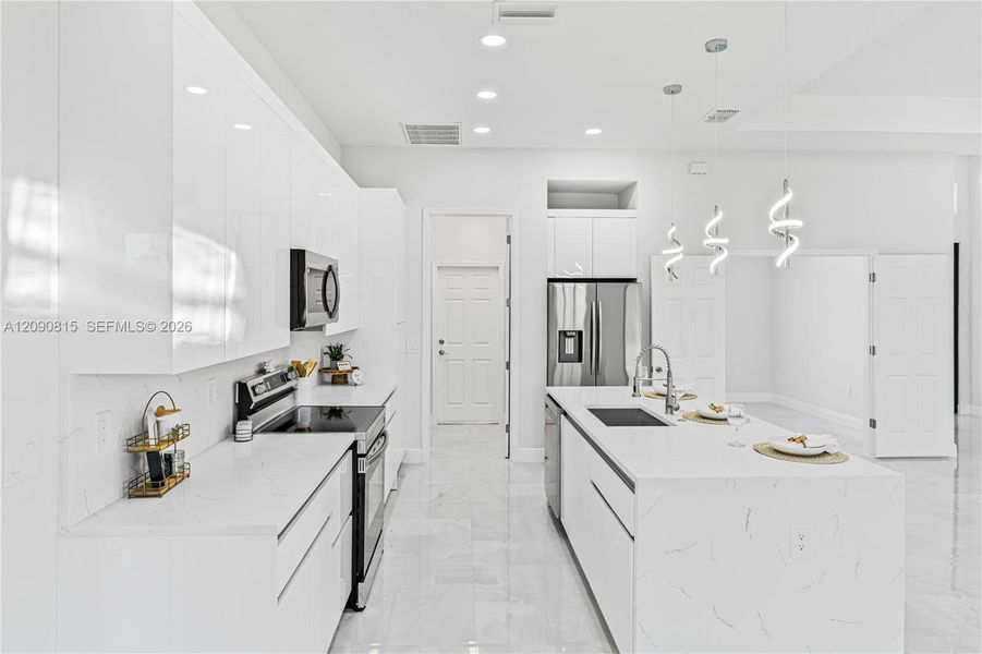 Furnished interior view inside a new home in , Lehigh Acres (Image 9).