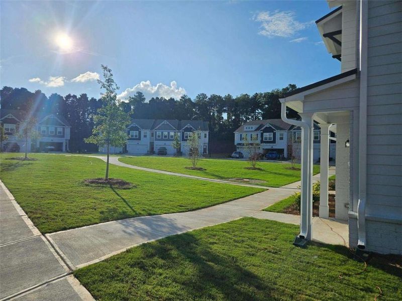 Exterior details and patio area of a home in , Conyers (Image 4).