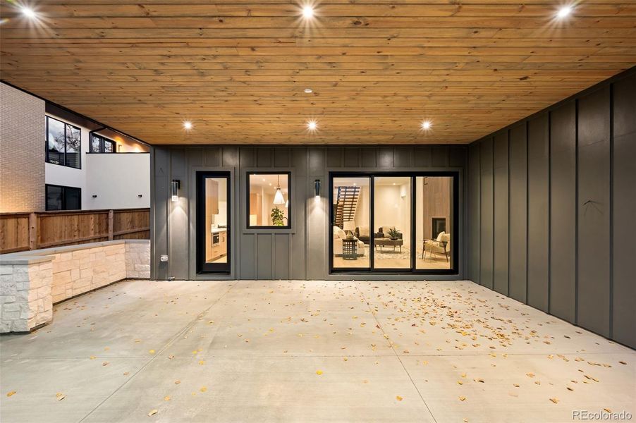 Exterior details and patio area of a home in , Denver (Image 32).