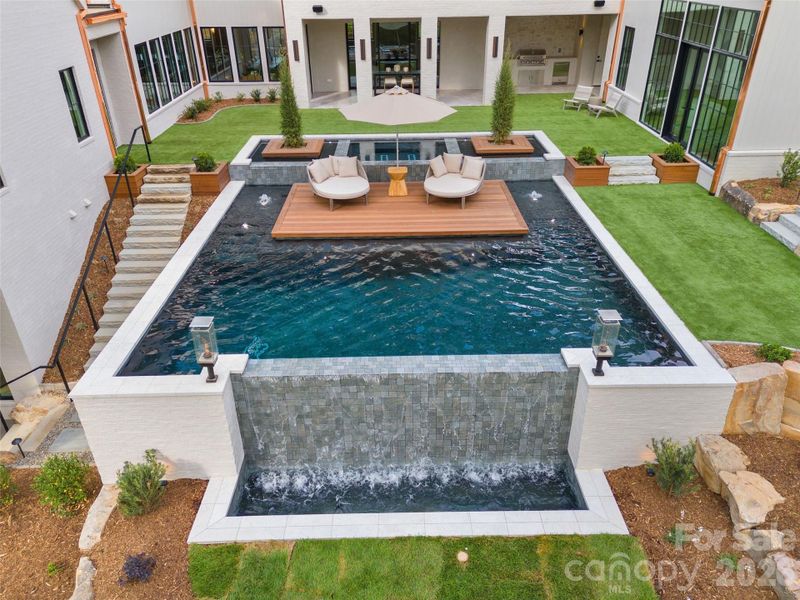 Exterior details and patio area of a home in , Charlotte (Image 32).