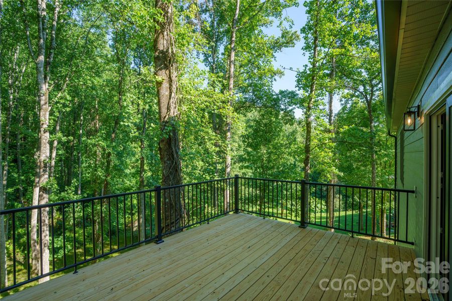 Exterior details and patio area of a home in , Candler (Image 4).