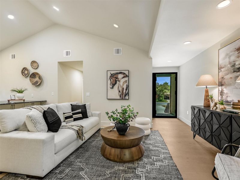 Furnished interior view inside a new home in , Austin (Image 6).