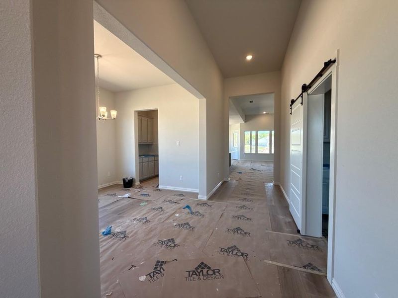 In-progress construction of a new home in Oak Grove Addition, Springtown, TX (Image 12).