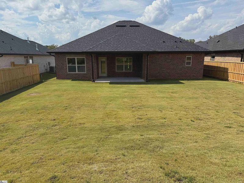 Exterior details and patio area of a home in Bracken Woods, Piedmont (Image 3). Exterior details and patio area of a home in Bracken Woods, Piedmont (Image 3).