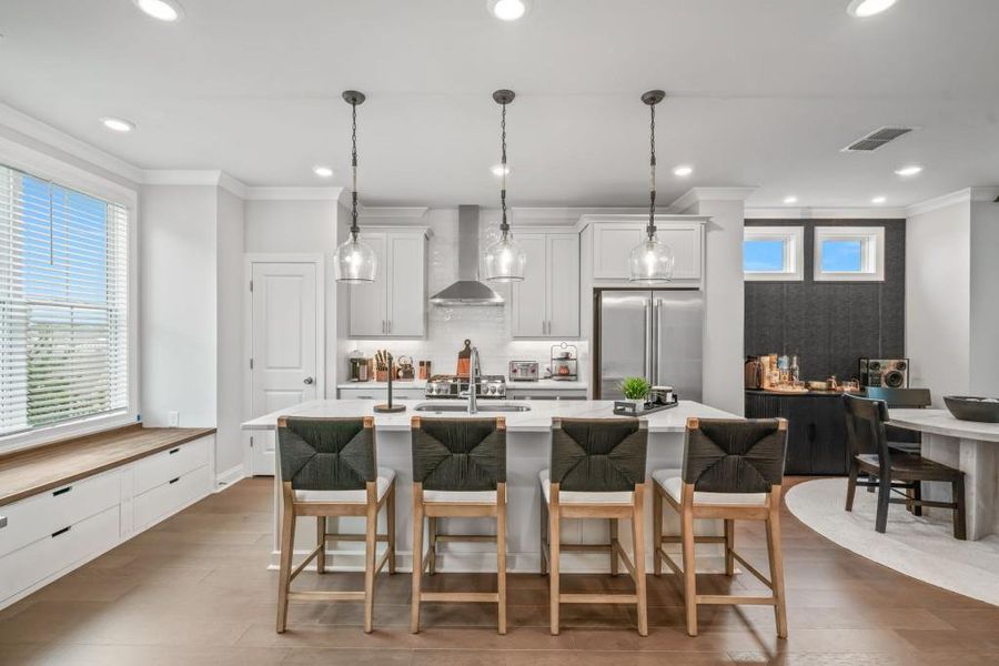 Furnished interior view inside a new home in Millcroft Townhomes, Buford (Image 8).