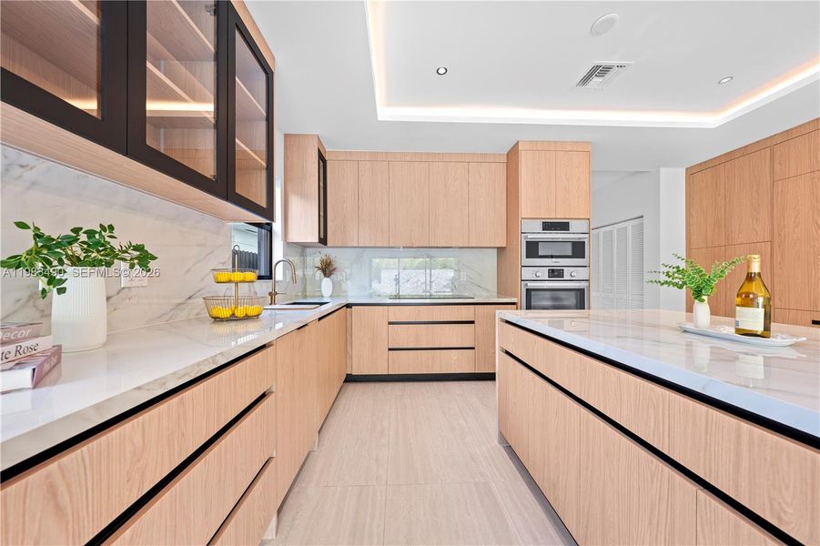 Furnished interior view inside a new home in , Miami (Image 11). Furnished interior view inside a new home in , Miami (Image 11).