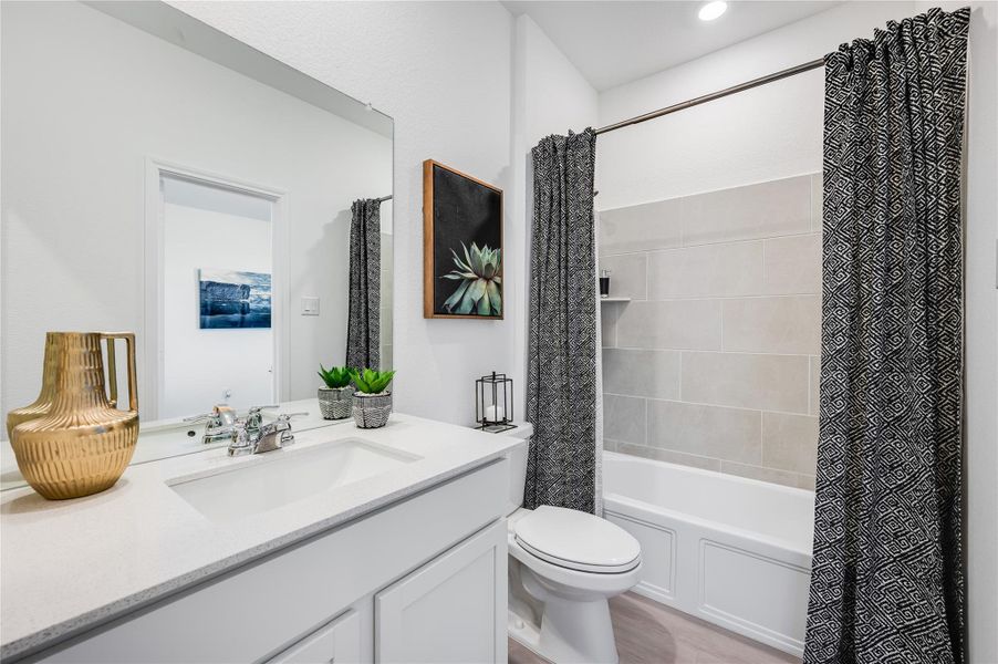 Furnished interior view inside a new home in , Bertram (Image 32).