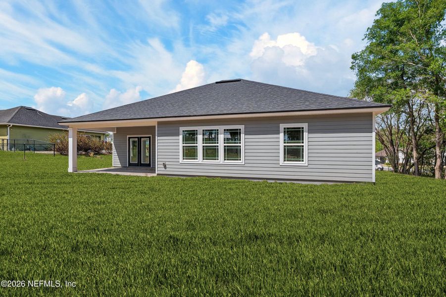 Exterior details and patio area of a home in , Keystone Heights (Image 3).