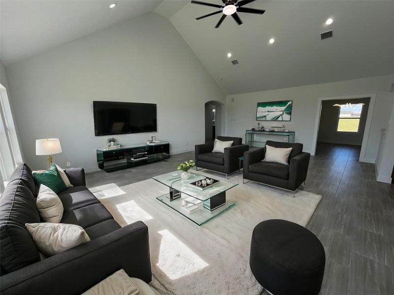 Mock Living Room (Not included Furniture)