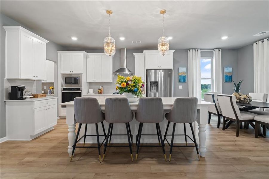 Furnished interior view inside a new home in Northcroft, Loganville (Image 31).