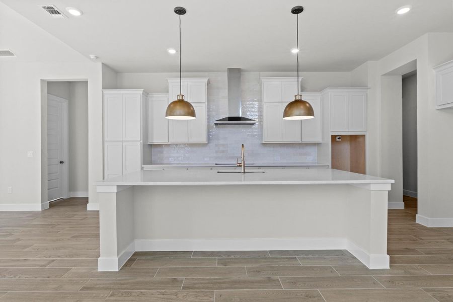 Furnished interior view inside a new home in Parmer Ranch, Georgetown (Image 5).