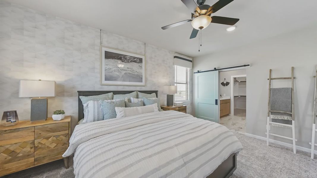 Representative furnished interior of a home built from the Riverdale by Chesmar Homes in Elyson Courtyard Collection, Katy (Image 16). Representative furnished interior of a home built from the Riverdale by Chesmar Homes in Elyson Courtyard Collection, Katy (Image 16).