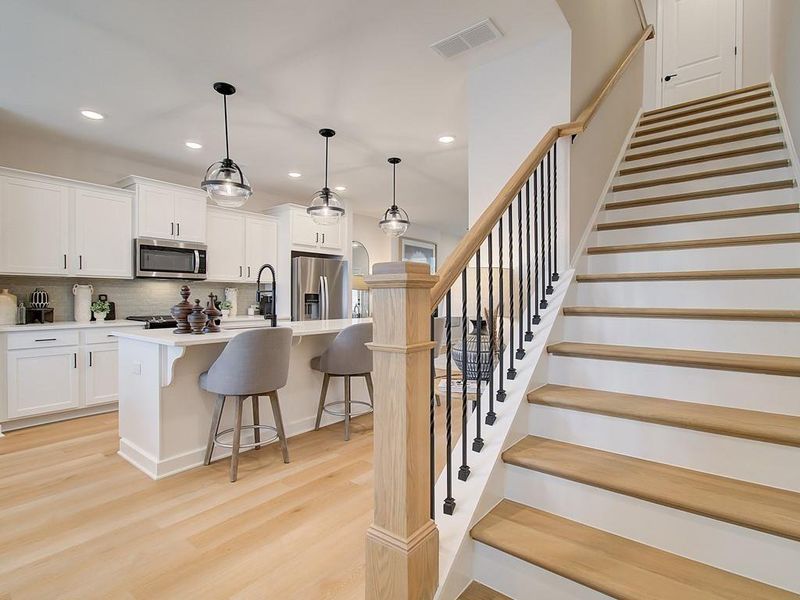 Furnished interior view inside a new home in Townes at South Main, Kennesaw (Image 28).