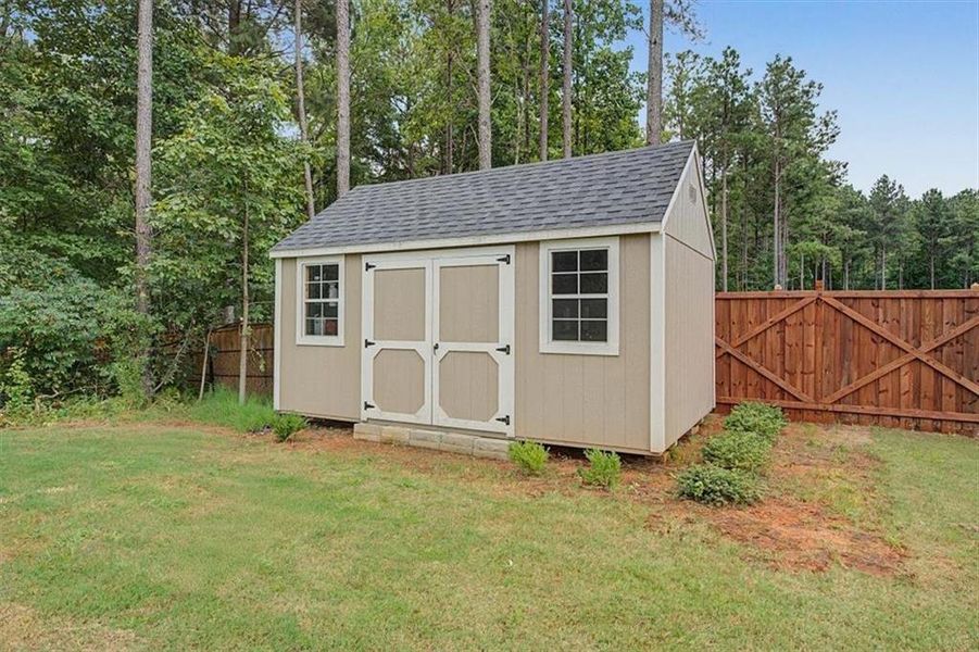 Exterior details and patio area of a home in , Rockmart (Image 37). Exterior details and patio area of a home in , Rockmart (Image 37).
