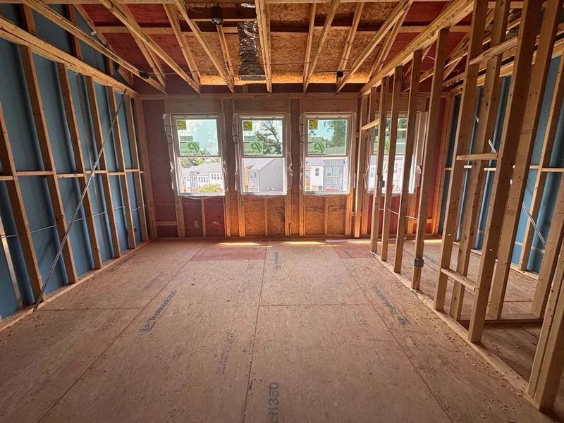 Primary Bedroom Construction Progress Primary Bedroom Construction Progress
