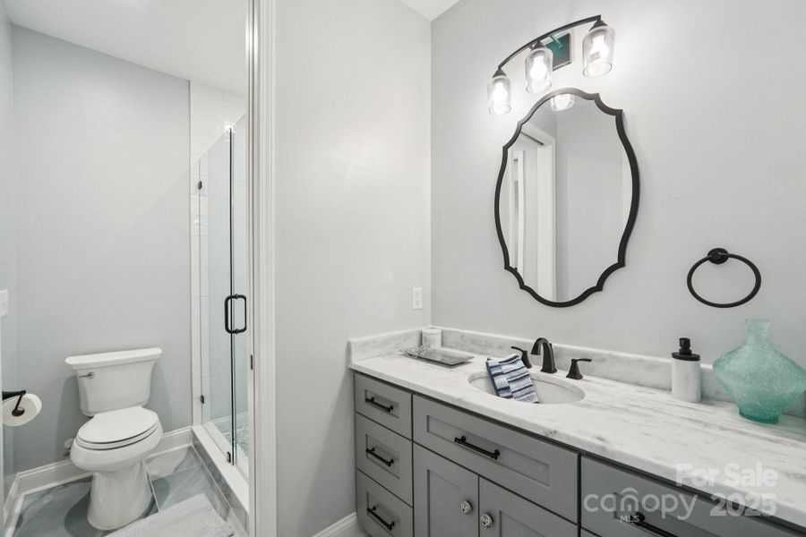 Furnished interior view inside a new home in , Clover (Image 31).