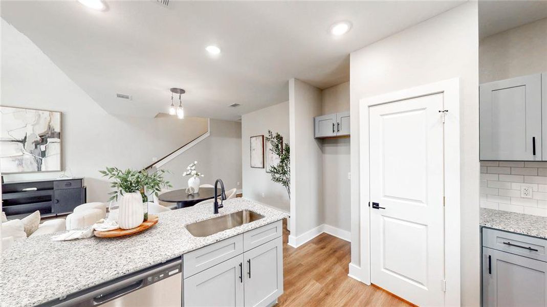 Furnished interior view inside a new home in , Denton (Image 8).