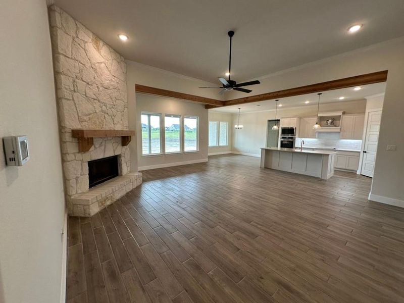 Spacious, unfurnished interior of a new home in Fannin Ranch, Leonard (Image 12).