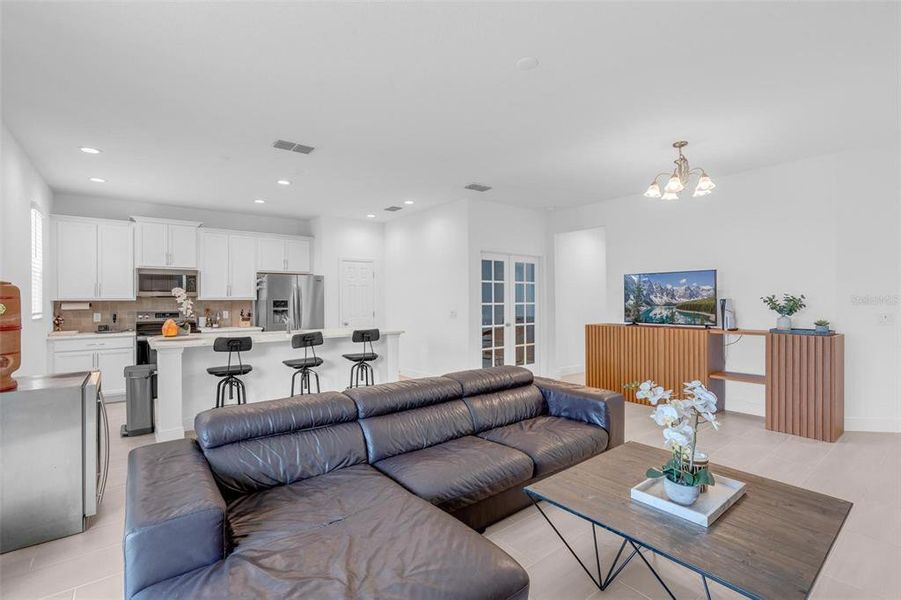 Furnished interior view inside a new home in Ridgeview, Clermont (Image 28).