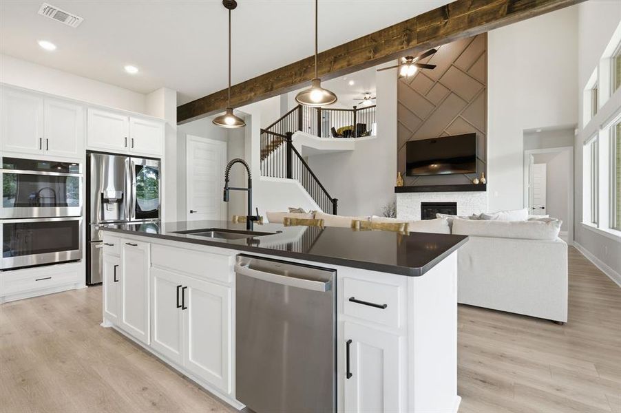 The Open Living Space Keeps Families Closer Together.