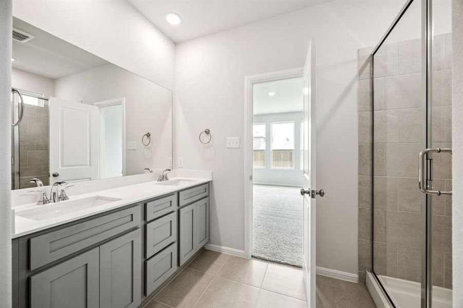 Furnished interior view inside a new home in AnaCapri, Anna (Image 12). Furnished interior view inside a new home in AnaCapri, Anna (Image 12).