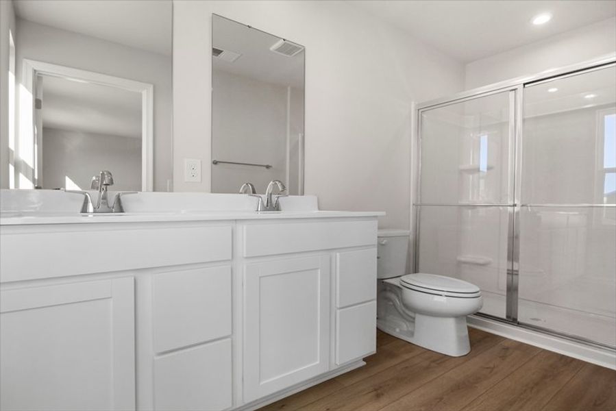 Furnished interior view inside a new home in Everly 2-Story, Spartanburg (Image 9).