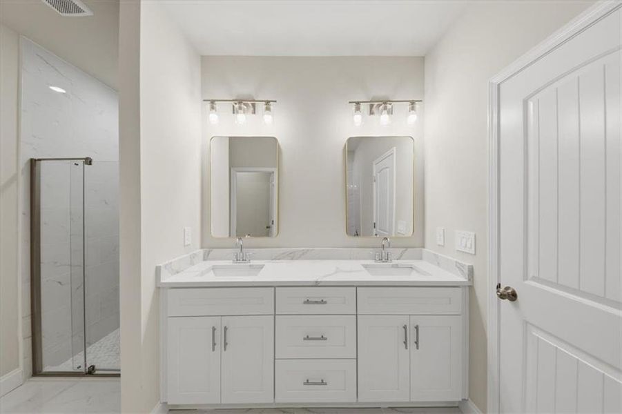 Furnished interior view inside a new home in , Villa Rica (Image 14). Furnished interior view inside a new home in , Villa Rica (Image 14).