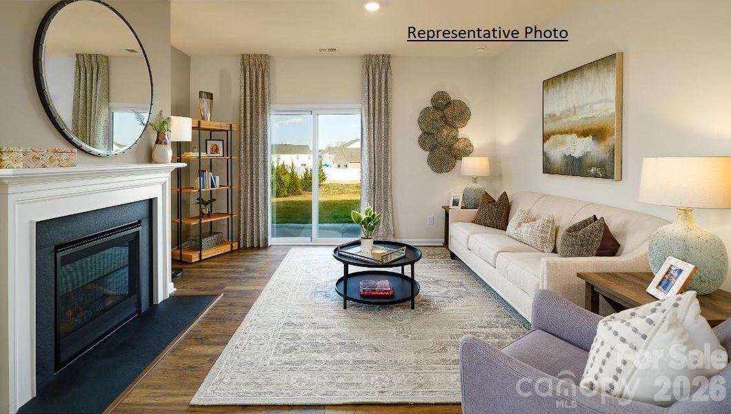 Furnished interior view inside a new home in The Hamptons at Hickory, Hickory (Image 17).