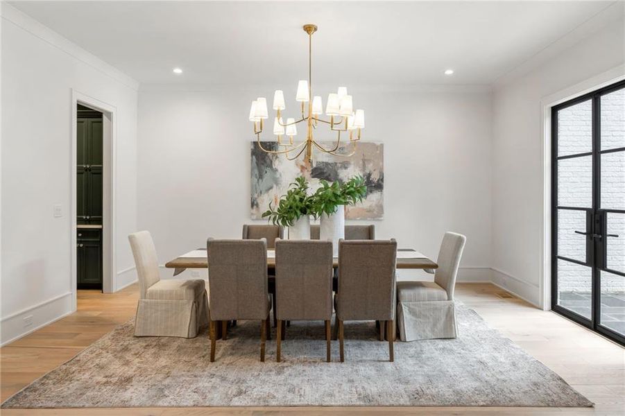 Furnished interior view inside a new home in , Atlanta (Image 18).