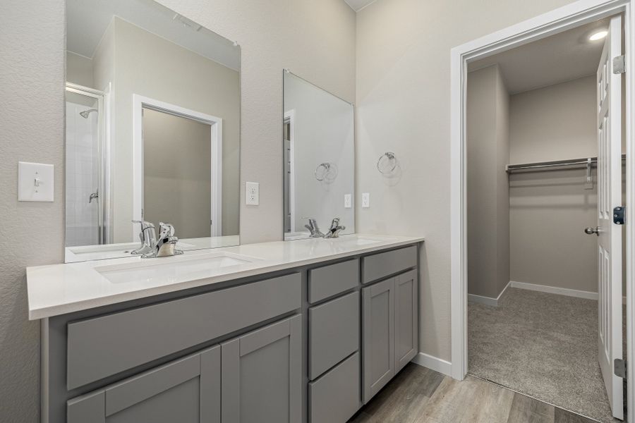 Furnished interior view inside a new home in Painted Prairie, Aurora (Image 15).