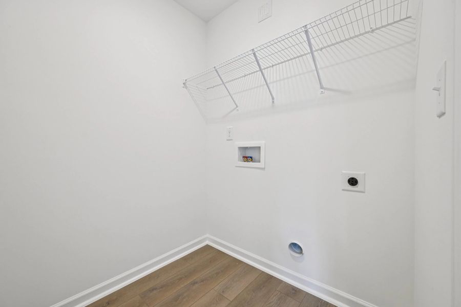 Spacious, unfurnished interior of a new home in Towns at The Point, Rolesville (Image 22).