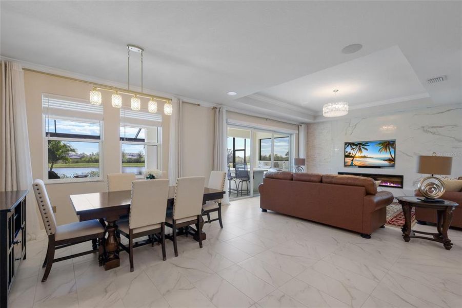 Furnished interior view inside a new home in , Bradenton (Image 9).